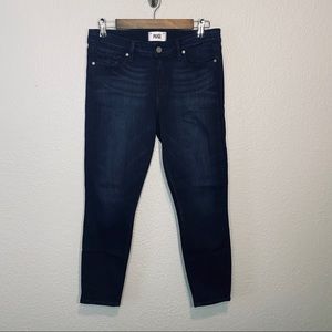 Paige | Verdugo Crop‎ Dark Wash Jeans